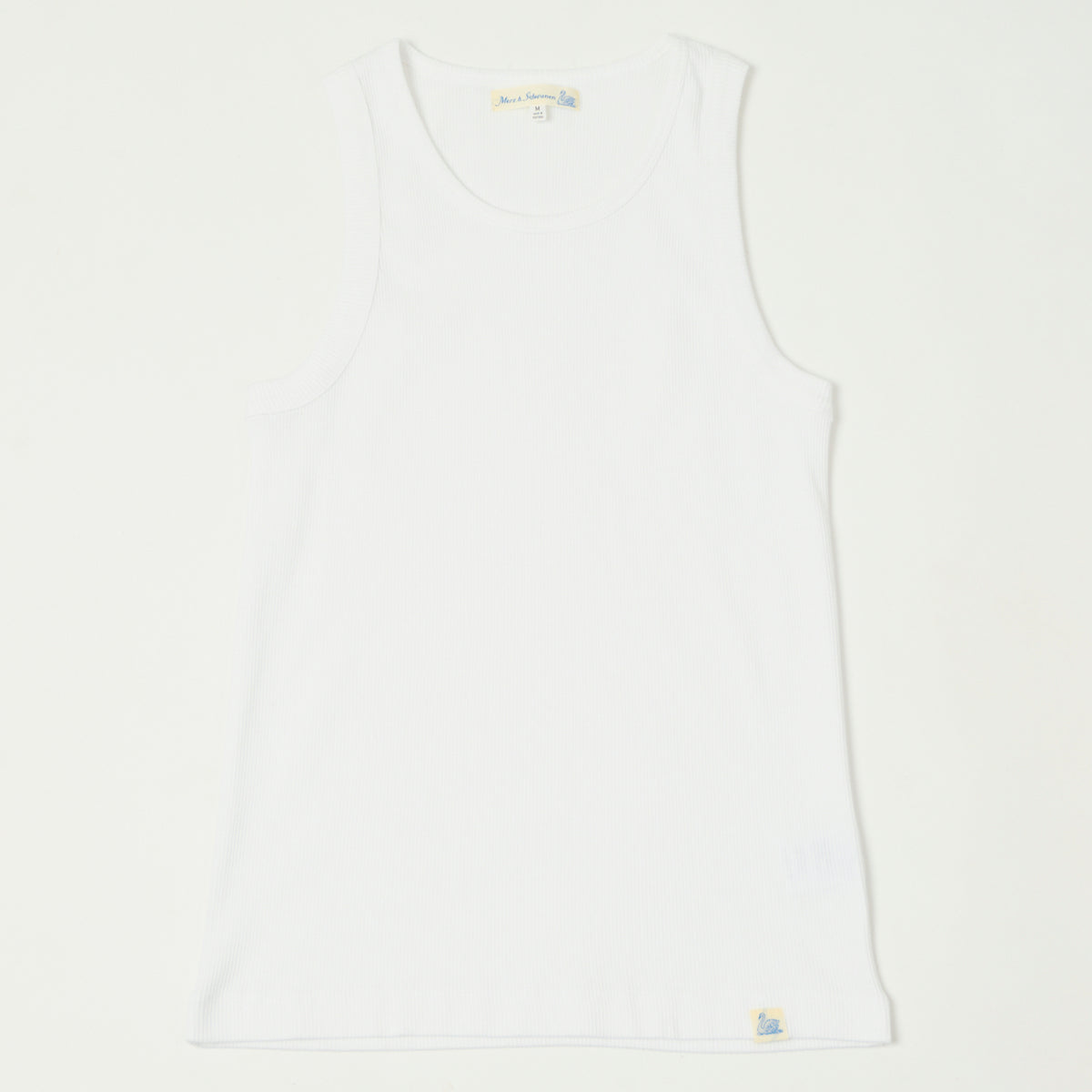 Merz b. Schwanen 'Good Basics' Organic Cotton Ribbed Tank Top - White ...