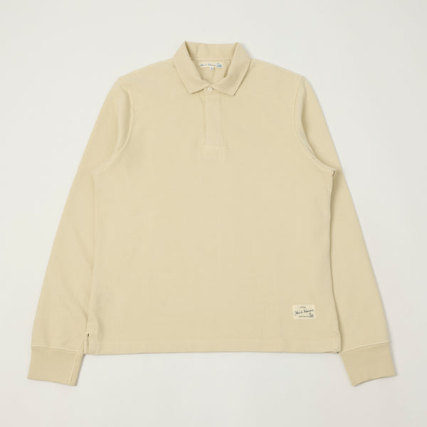 Merz b. Schwanen 'Good Basics' Rugby Shirt - Nature