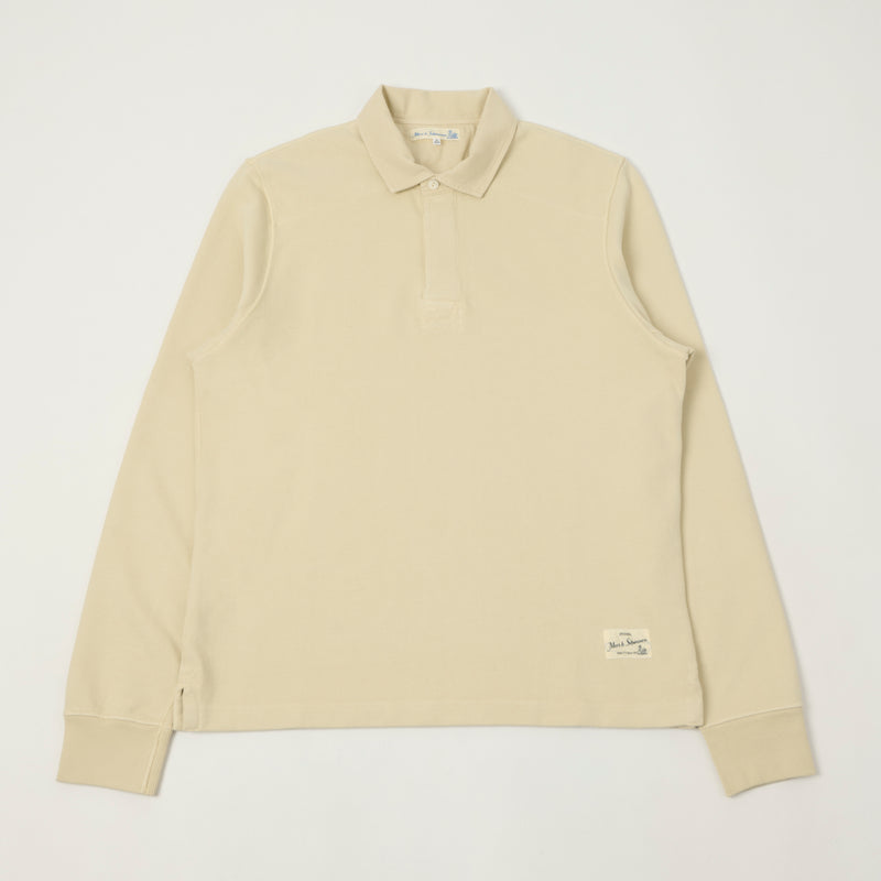 Merz b. Schwanen 'Good Basics' Rugby Shirt - Nature