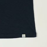 Merz b. Schwanen 'Good Basics' SCT04 Pima Slub Cotton T-Shirt - Deep Blue