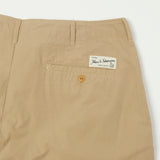 Merz b. Schwanen SHORTS01 5.1oz Poplin Shorts - Khaki