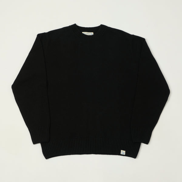 Merz b. Schwanen 'Good Basics' Cashmere Knit Pullover - Deep Black