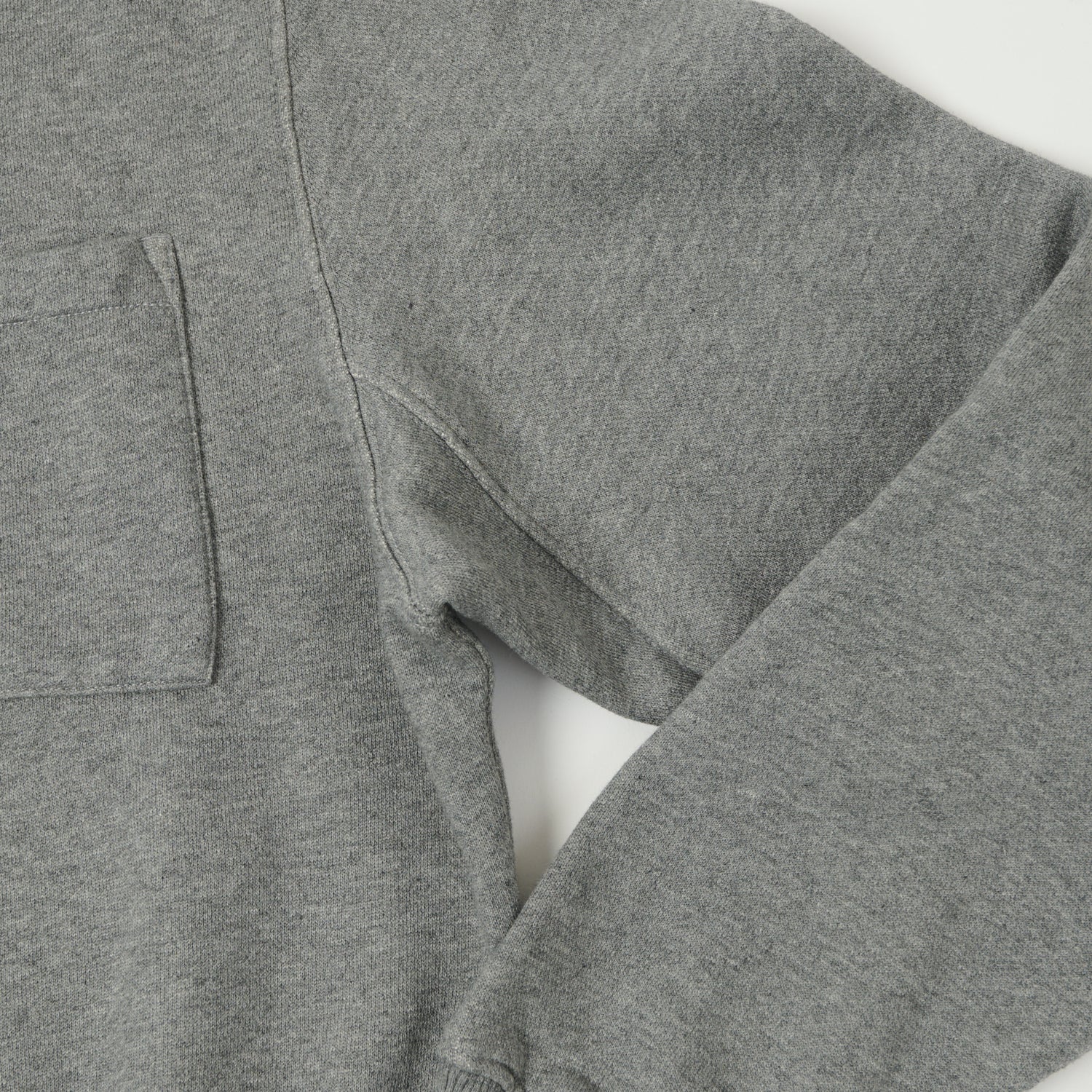Merz b. Schwanen 'Good Basics' Quarter Zip Sweatshirt - Grey Melange