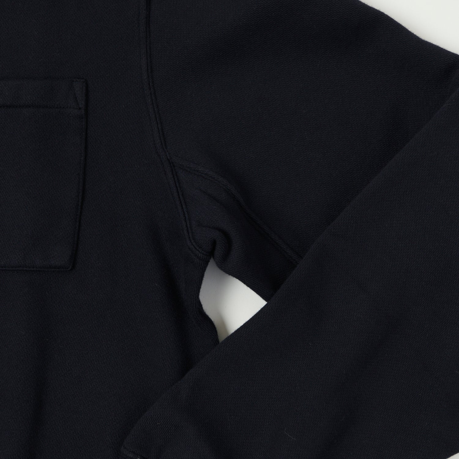 Merz b. Schwanen 'Good Basics' Quarter Zip Sweatshirt - Dark Navy