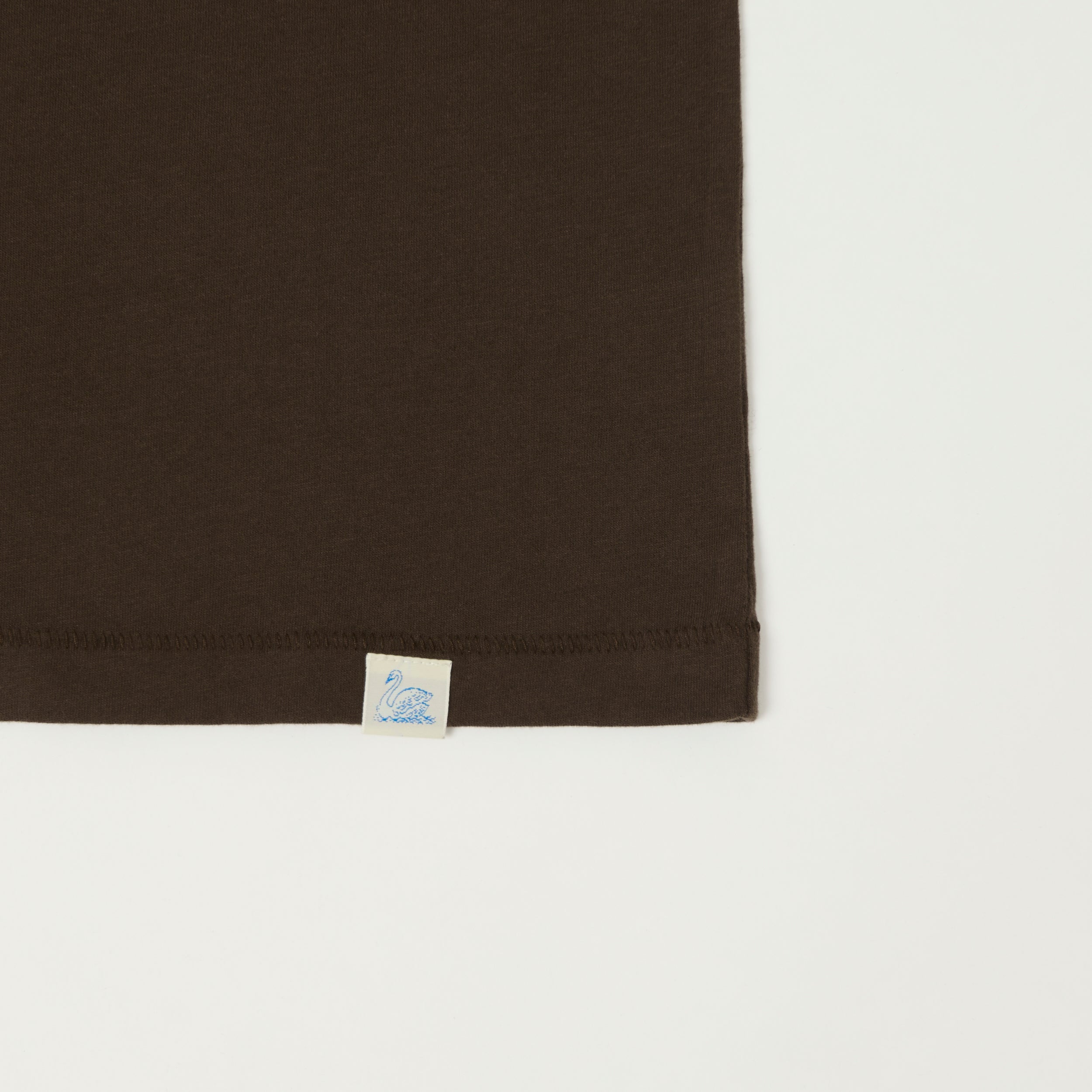 Merz b. Schwanen 'Good Basics' Pima Cotton T-Shirt - Chocolate