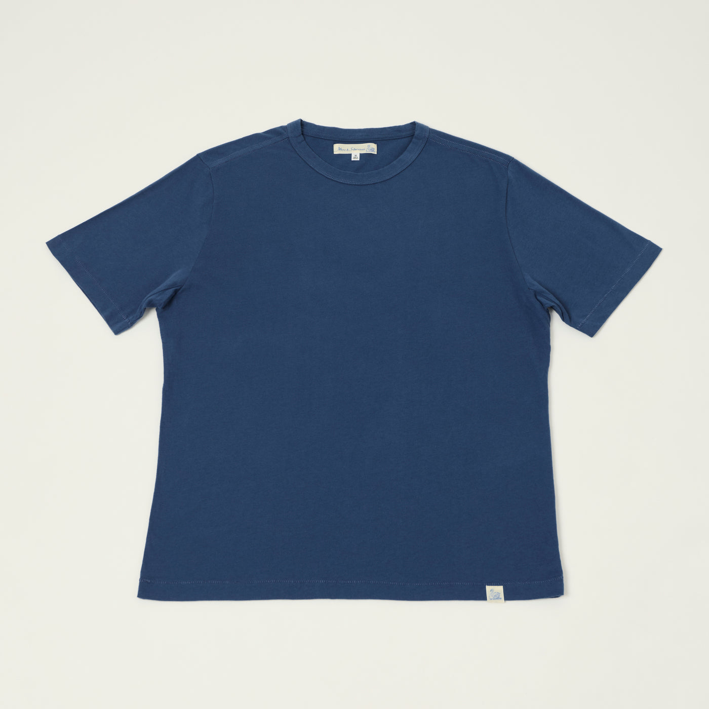Merz b. Schwanen 'Good Basics' Pima Cotton T-Shirt - Indigo