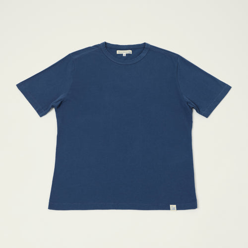 Merz b. Schwanen 'Good Basics' Pima Cotton T-Shirt - Indigo