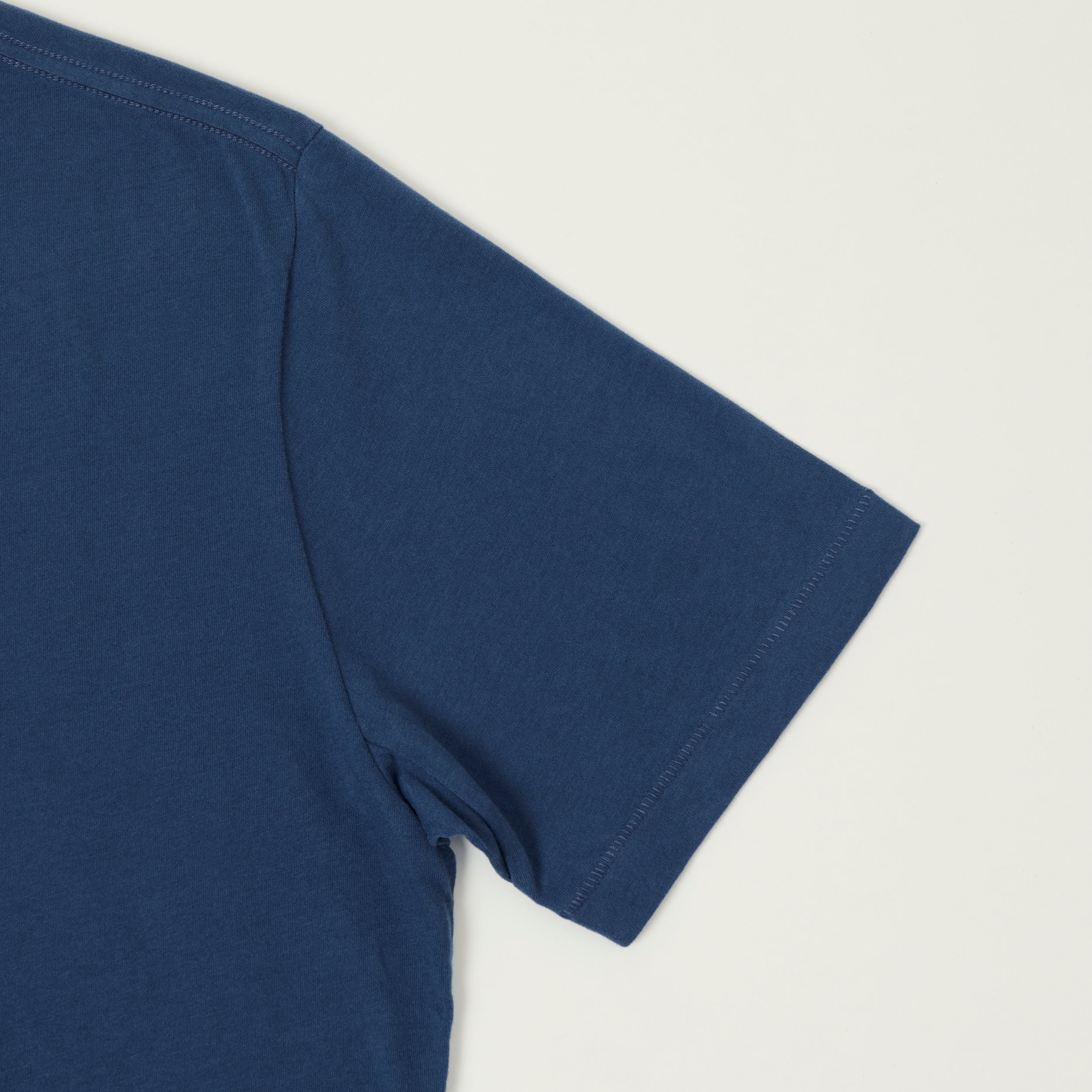 Merz b. Schwanen 'Good Basics' Pima Cotton T-Shirt - Indigo