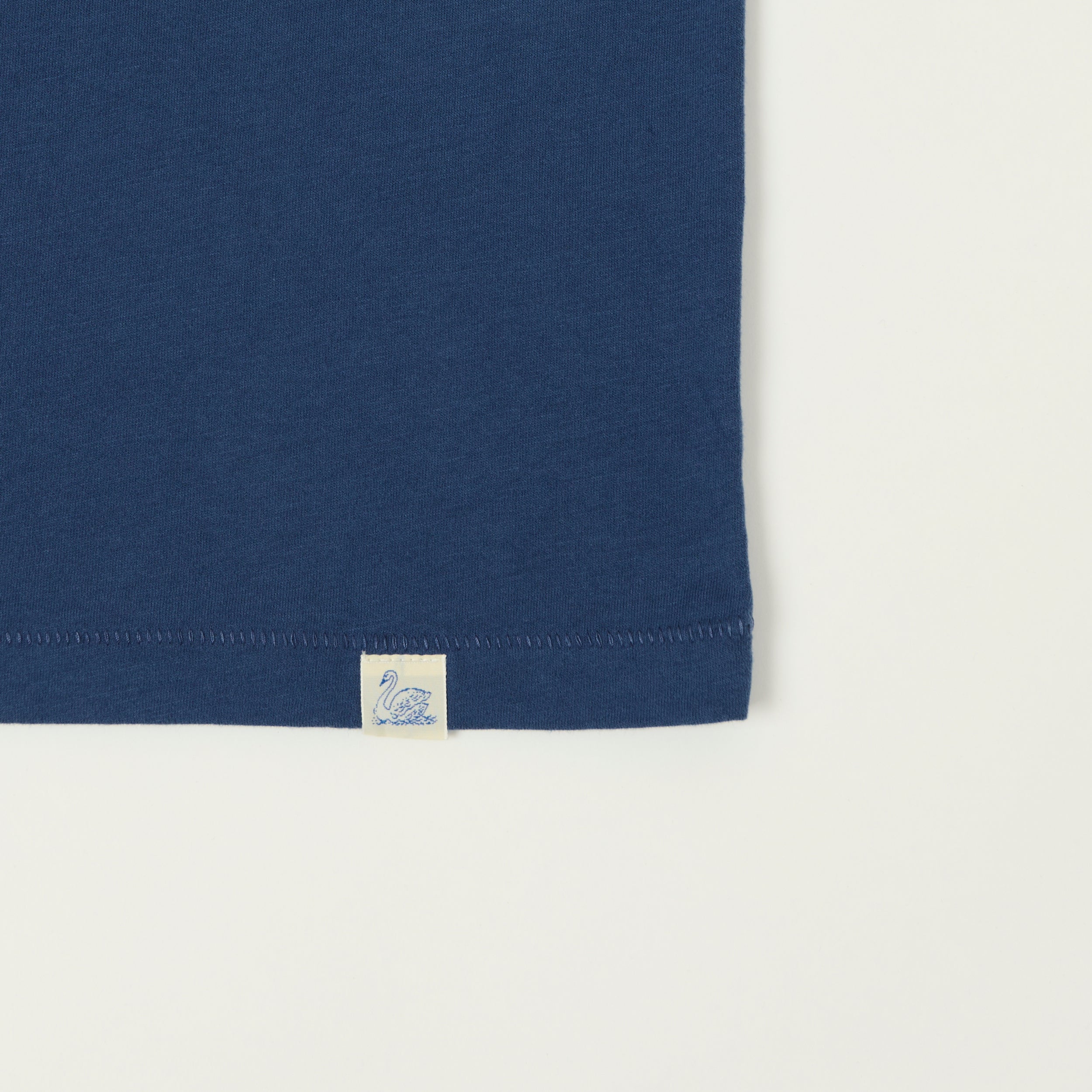 Merz b. Schwanen 'Good Basics' Pima Cotton T-Shirt - Indigo