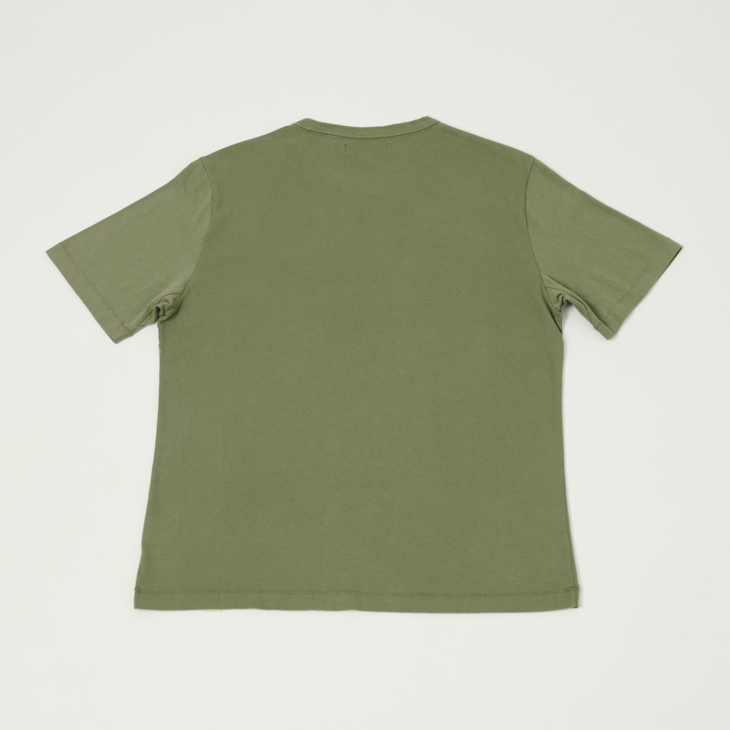 Merz b. Schwanen 'Good Basics' Pima Cotton T-Shirt - Light Army