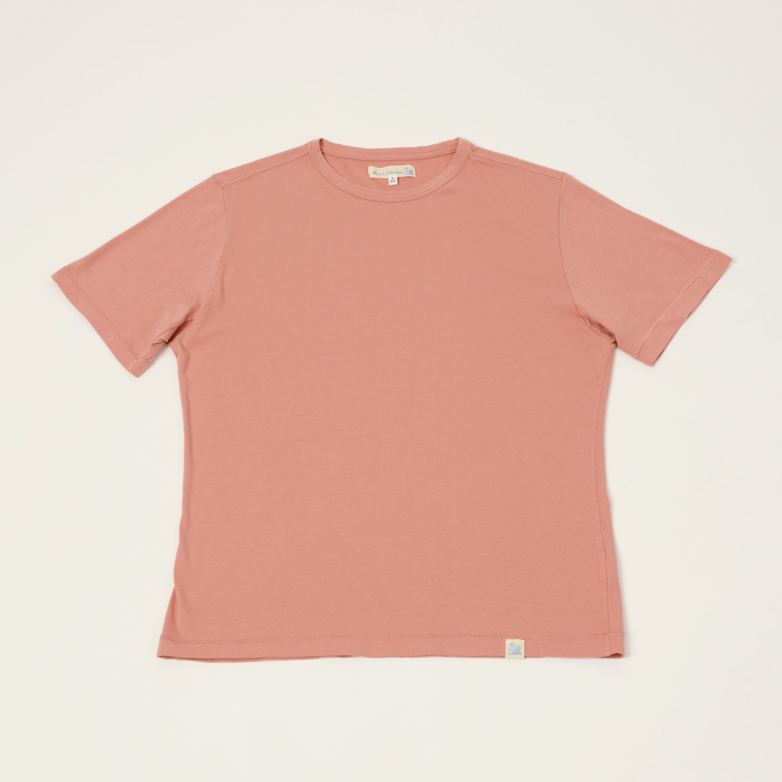 Merz b. Schwanen 'Good Basics' Pima Cotton T-Shirt - Rosewood