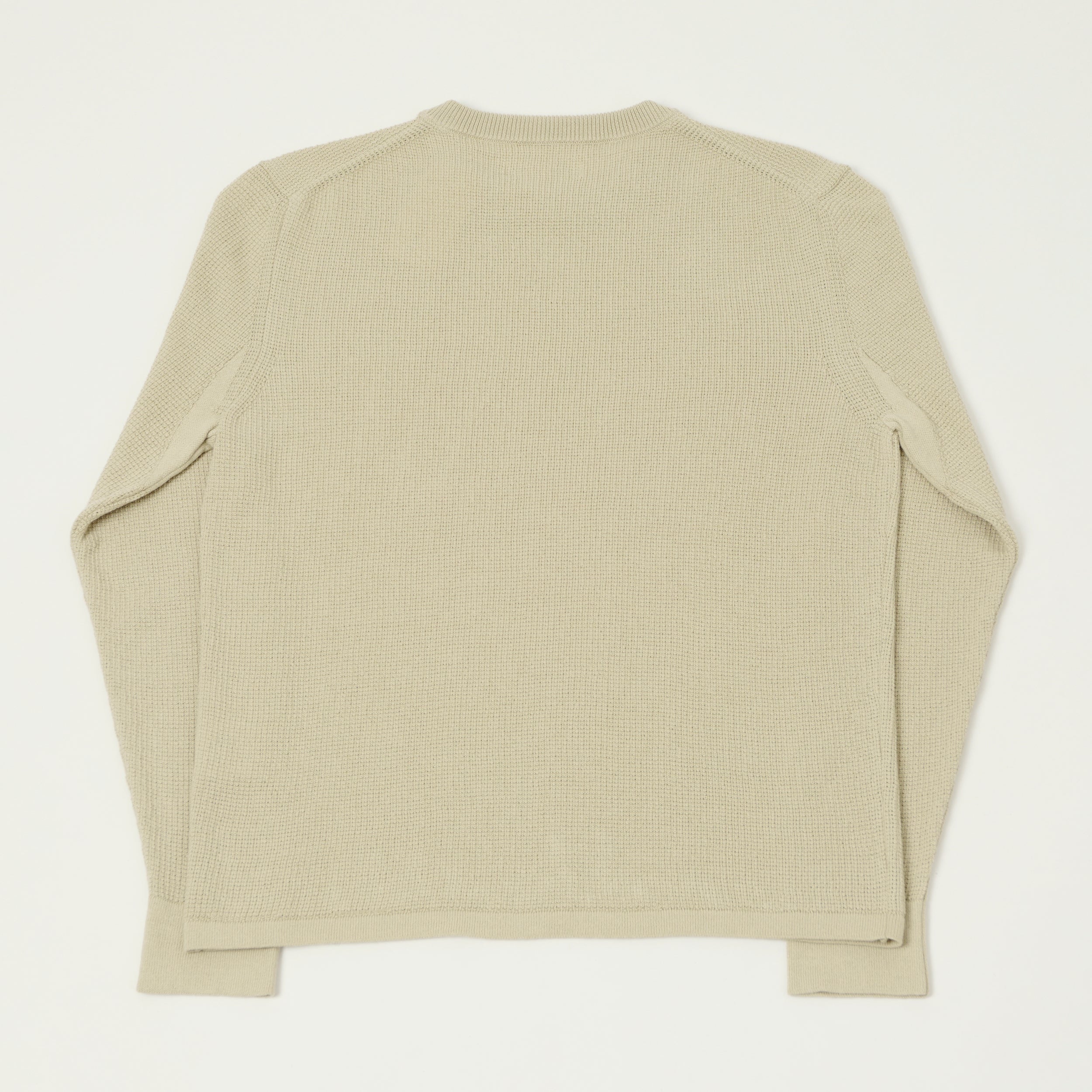 Merz b. Schwanen 'Good Basics' Lightweight Waffle Knit Sweater - Sand