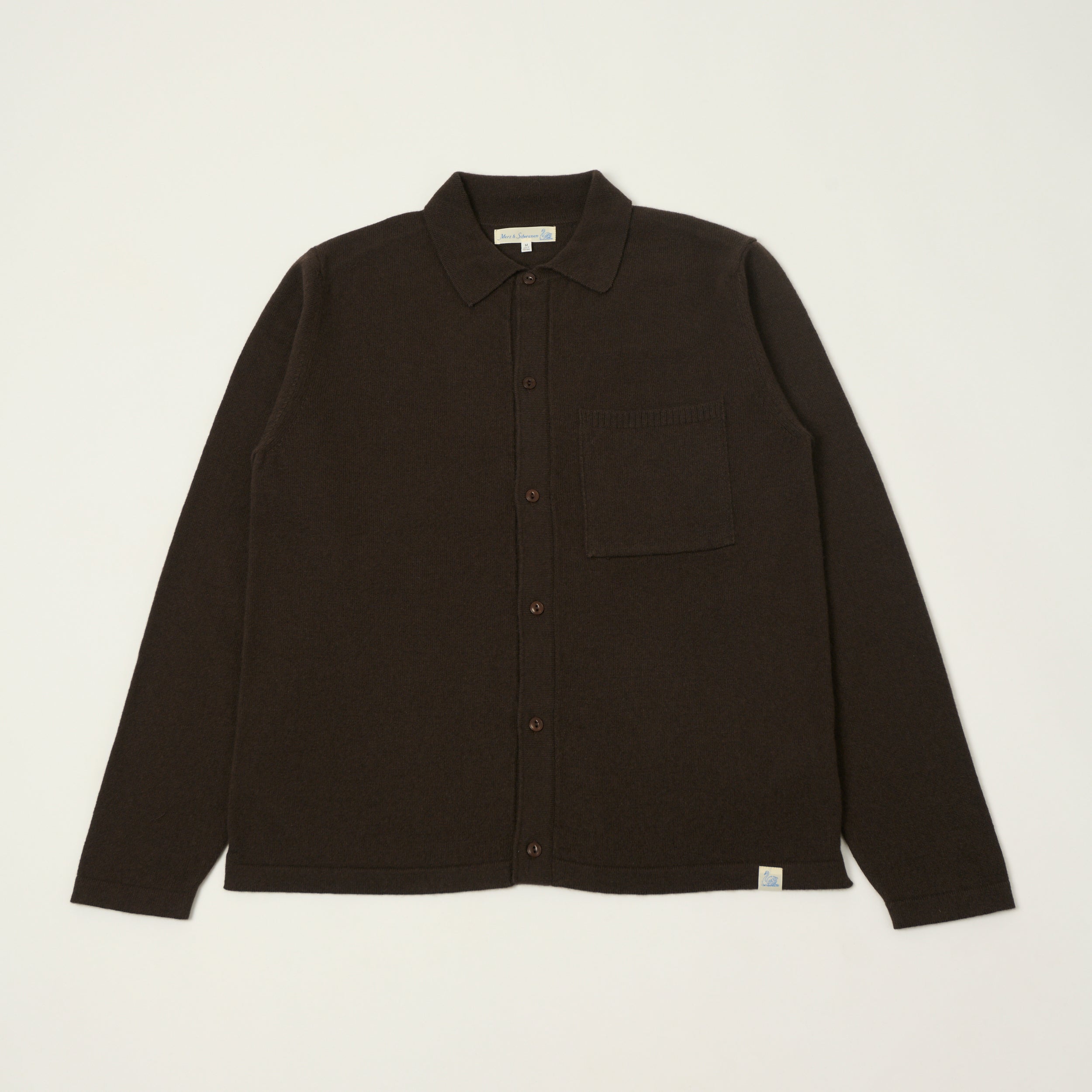 Buzz Rickson's Open Pocket Short Sleeve Herringbone Work Shirt