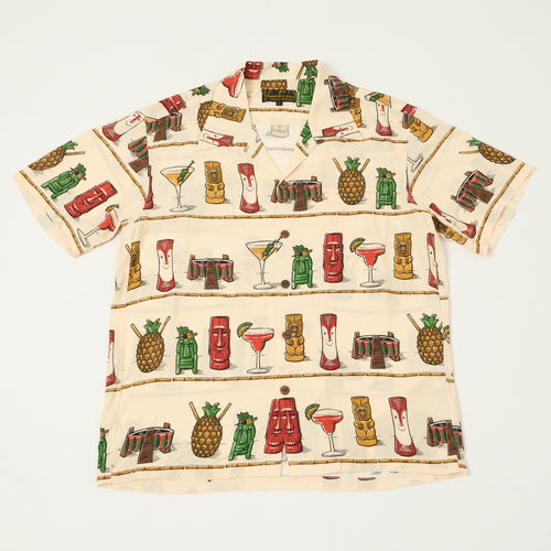 Micky Oye 'Cocktail Hour' Aloha Shirt - White