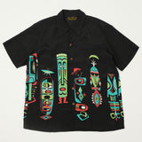 Micky Oye 'Tiki Modern' Aloha Shirt - Black