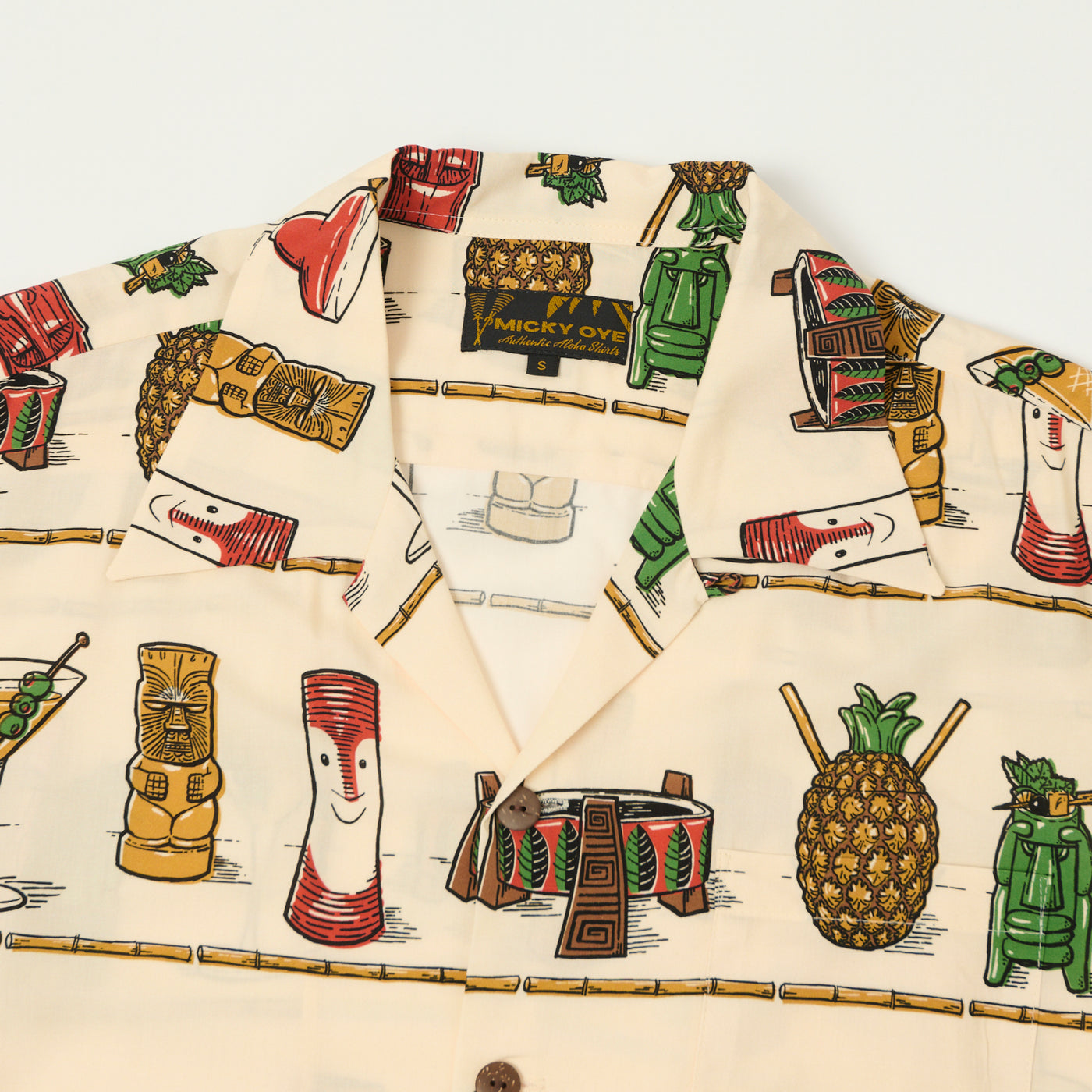 Micky Oye 'Cocktail Hour' Aloha Shirt - White