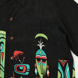 Micky Oye 'Tiki Modern' Aloha Shirt - Black