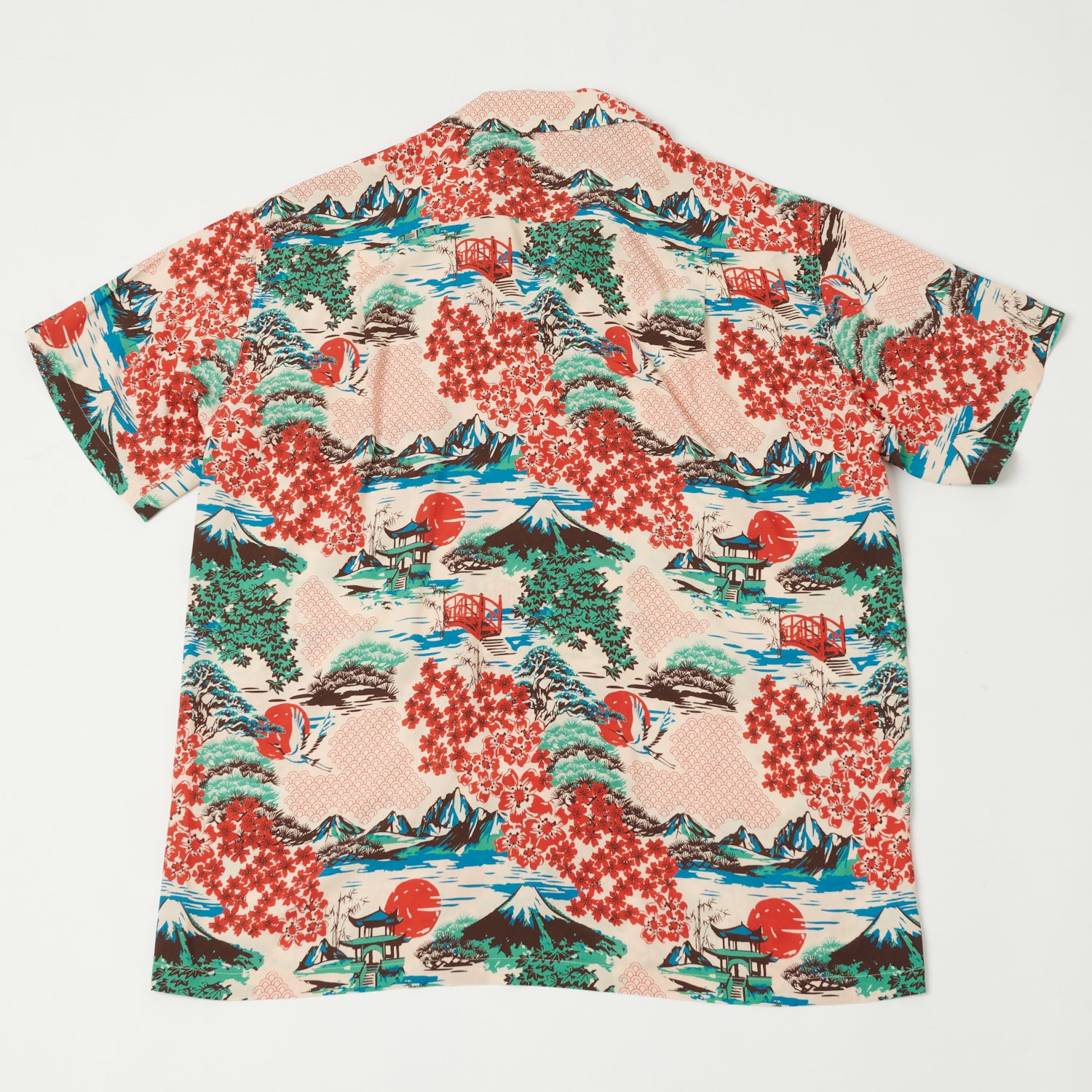 Micky Oye 'The Land of the Fujiyama' Aloha Shirt - Nature