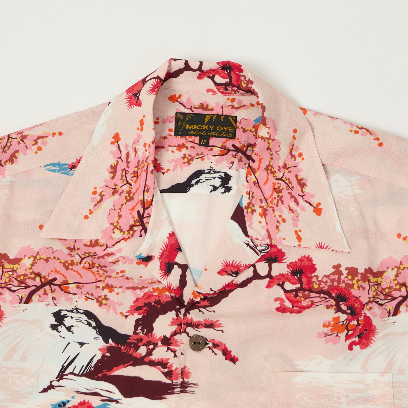 Micky Oye 'Wailani' Aloha Shirt - Rose