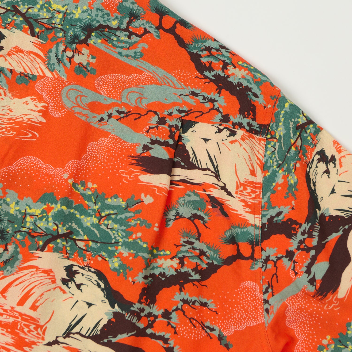 Micky Oye 'Wailani' Aloha Shirt - Orange