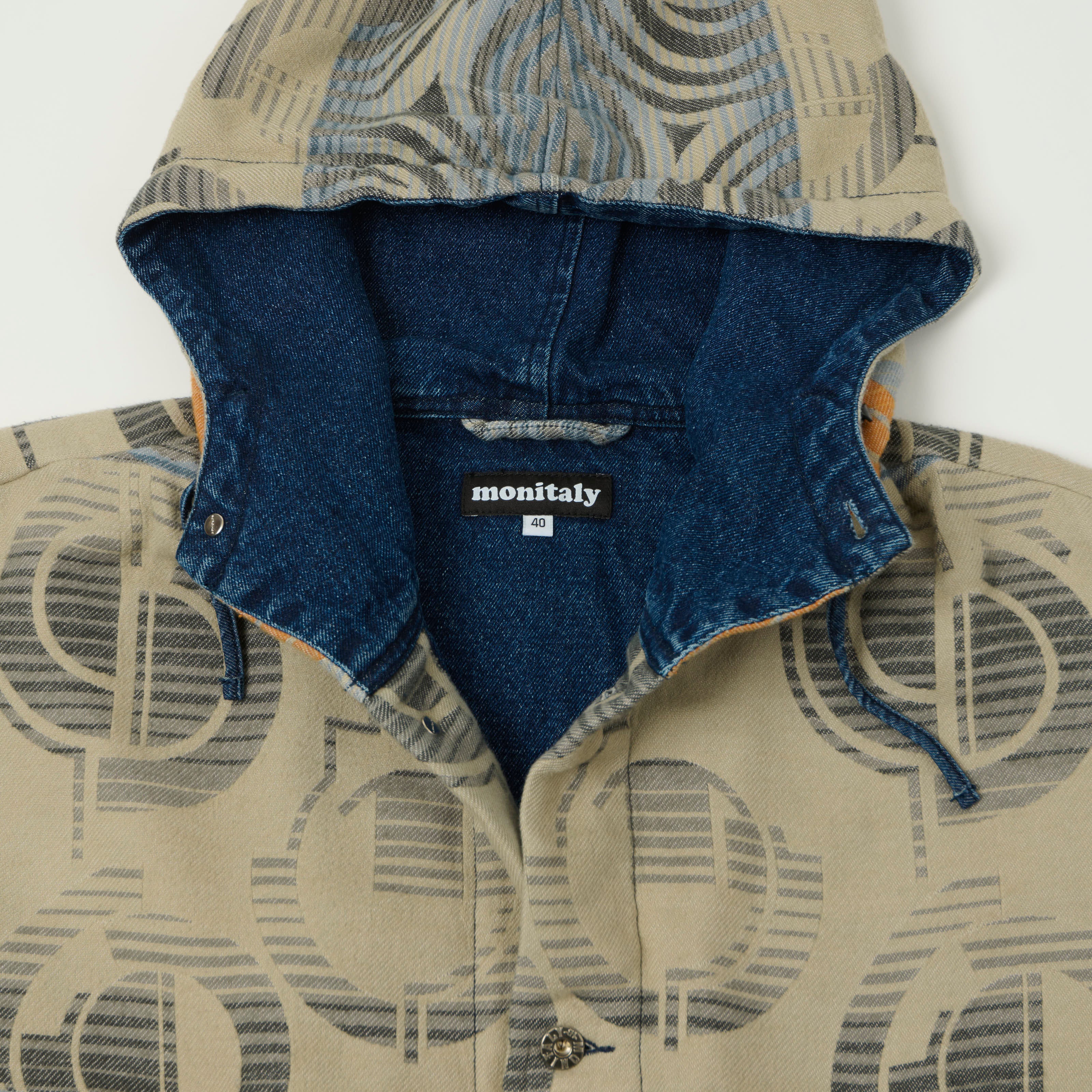Monitaly 'Beacon' Czech Military Coat - Blue