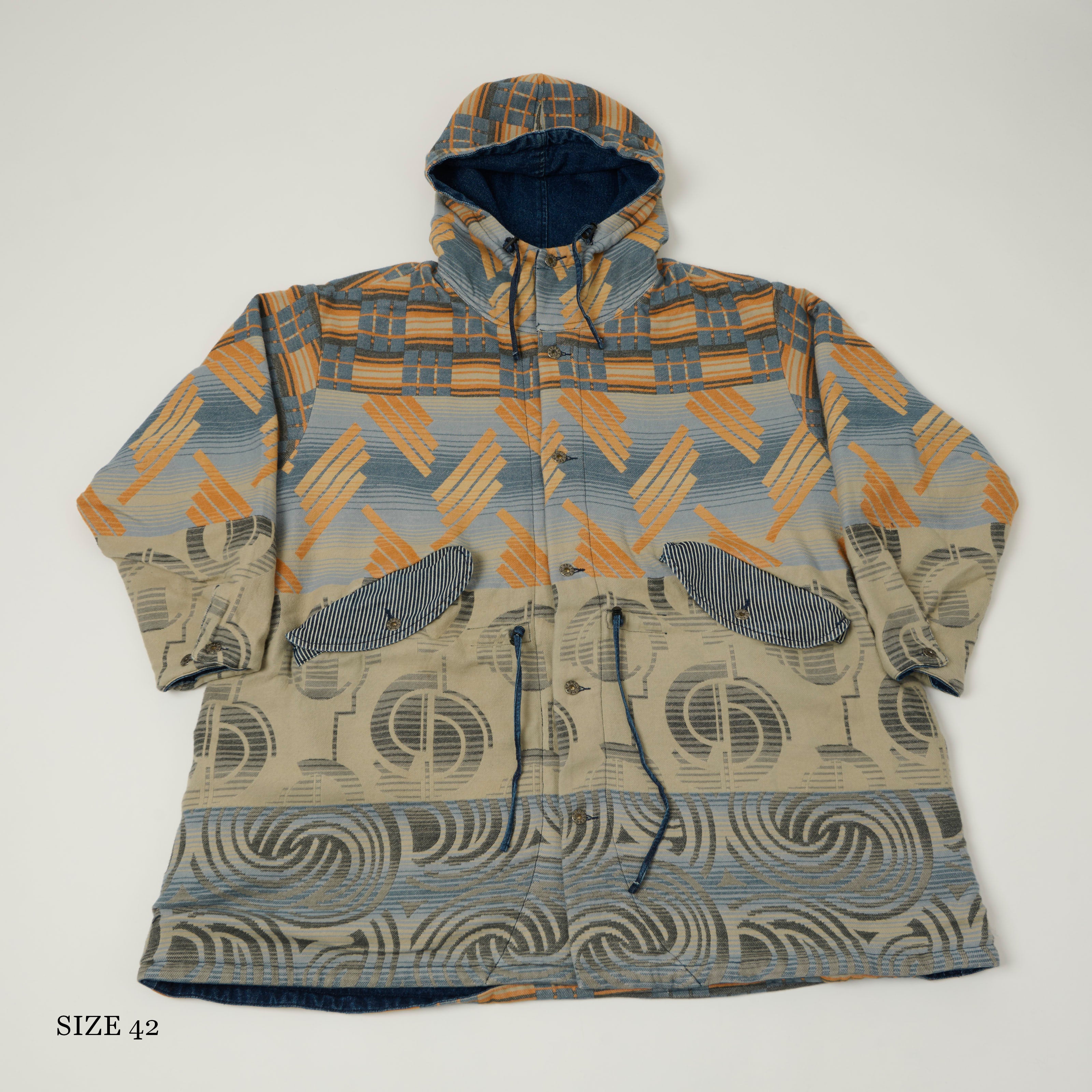 Monitaly 'Beacon' Czech Military Coat - Blue