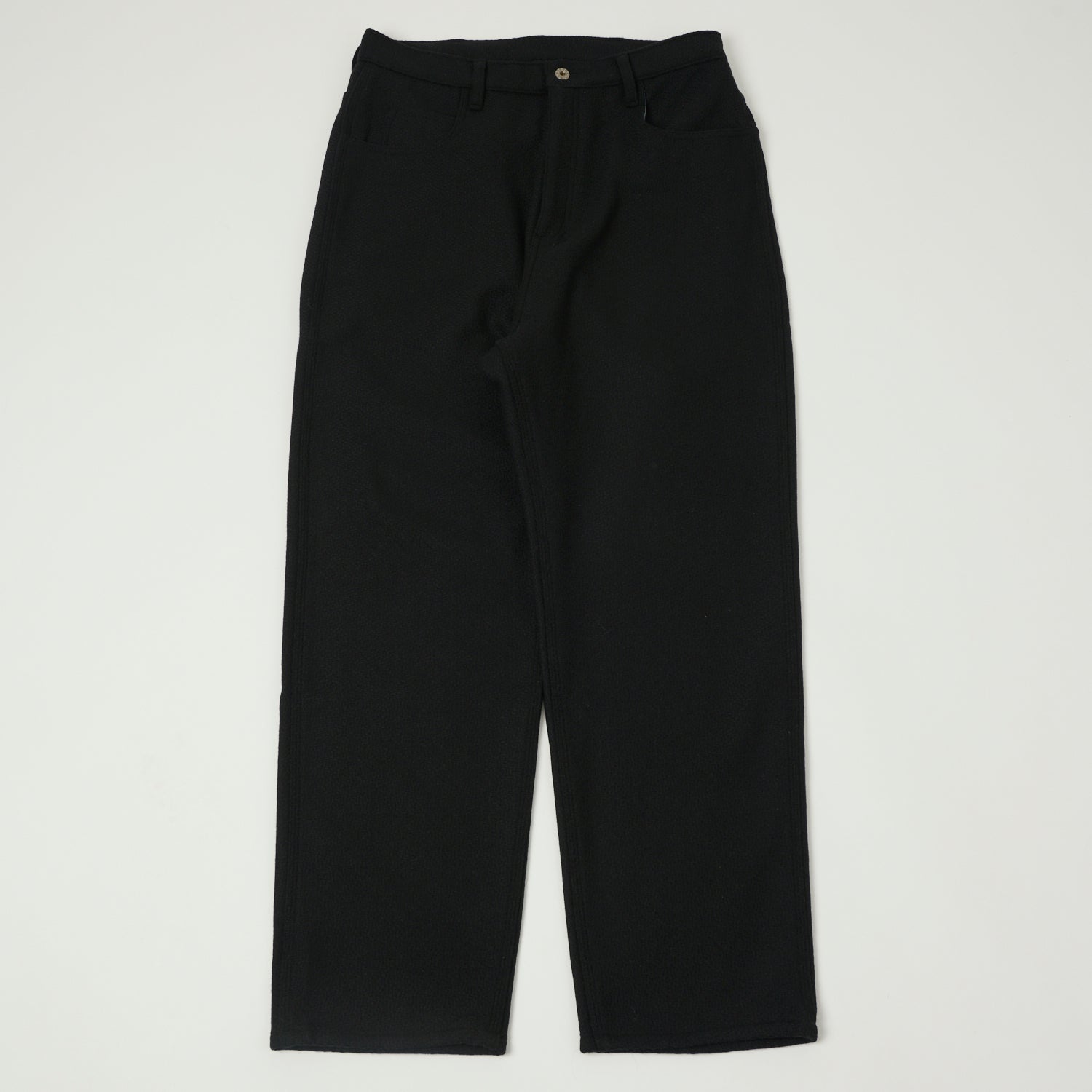 Monitaly Drop Crotch Five Pocket Pants - Vicente Black