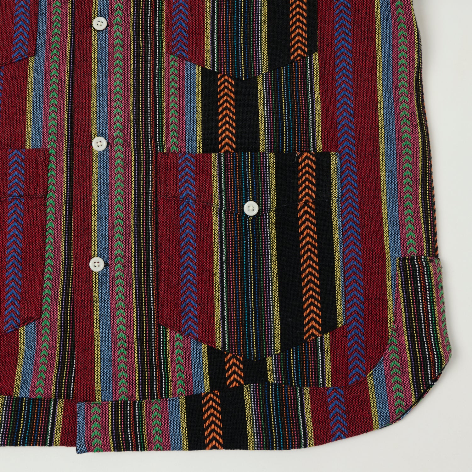 Monitaly Guayabera Four Pocket Shirt - Mex Dobby Black