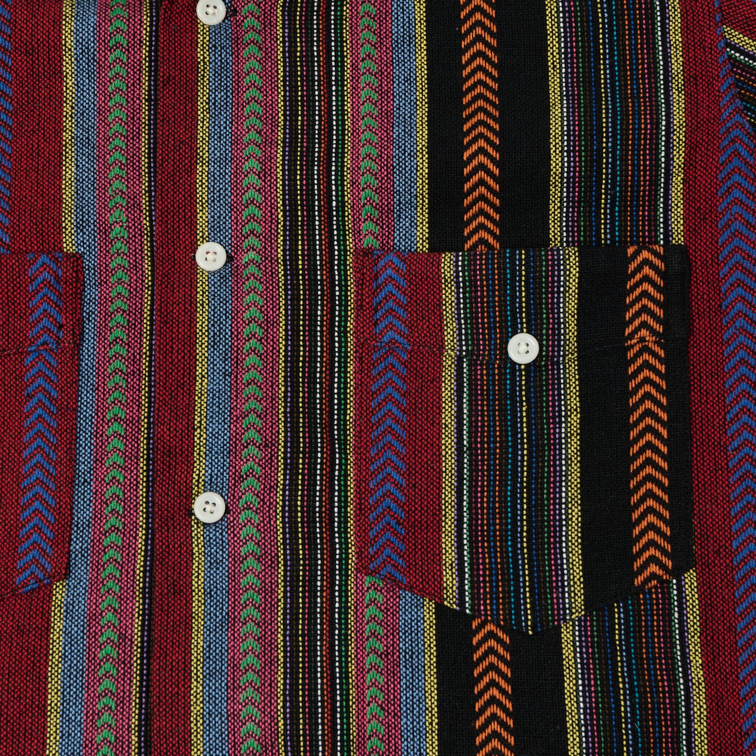 Monitaly Guayabera Four Pocket Shirt - Mex Dobby Black