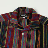 Monitaly Guayabera Shirt - Mex Dobby Black