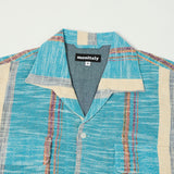 Monitaly Milano S/S '50s Beach Shirt - Blue