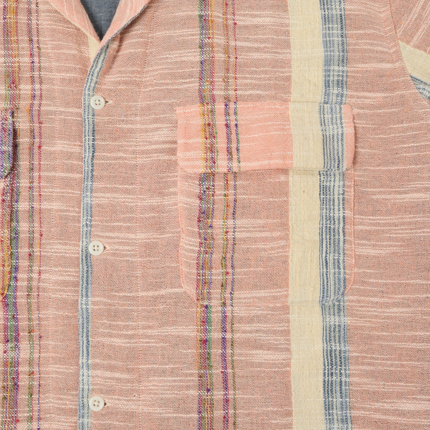 Monitaly 'Milano' 1950s Beach Shirt - Pink