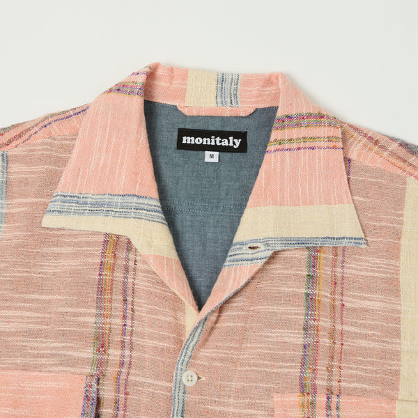 Monitaly Milano S/S 50's Beach Shirt - Pink