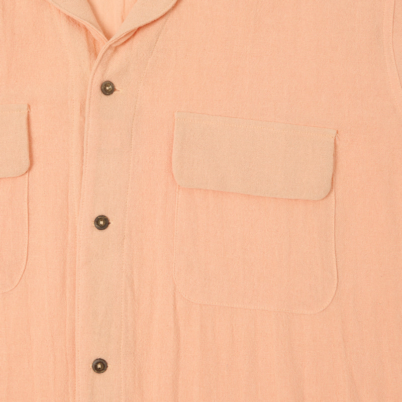 Monitaly Milano S/S '50s Shirt - Tropical Peach