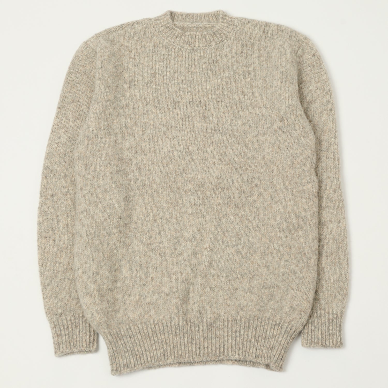 Monitaly 'Alpaguan' Acpaca Pullover - Grey