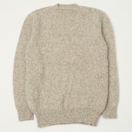 Monitaly 'Alpaguan' Acpaca Pullover - Grey