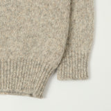 Monitaly Alpaguan Crewneck Pullover - Alpaca Grey