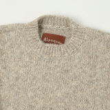 Monitaly Alpaguan Crewneck Pullover - Alpaca Grey