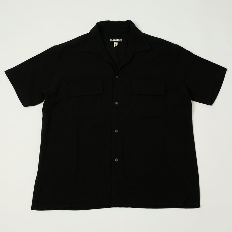 Monitaly Milano S/S '50s Shirt - Tropical Black