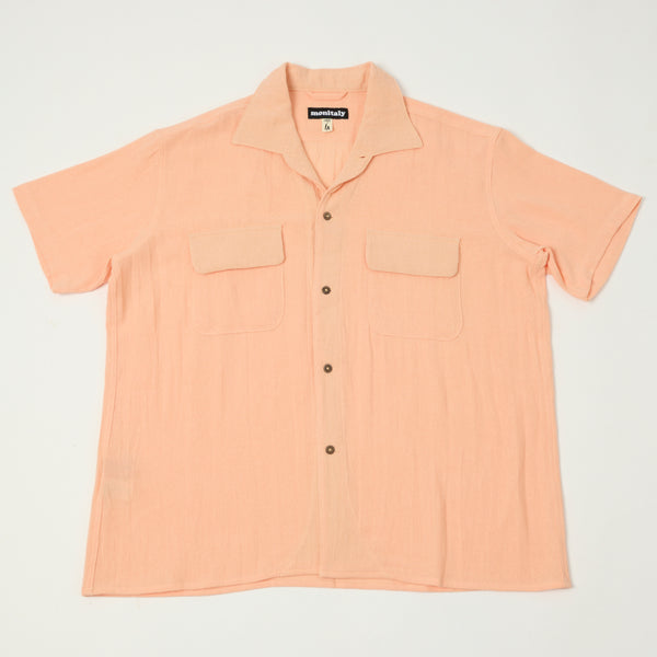 Monitaly Milano S/S '50s Shirt - Tropical Peach