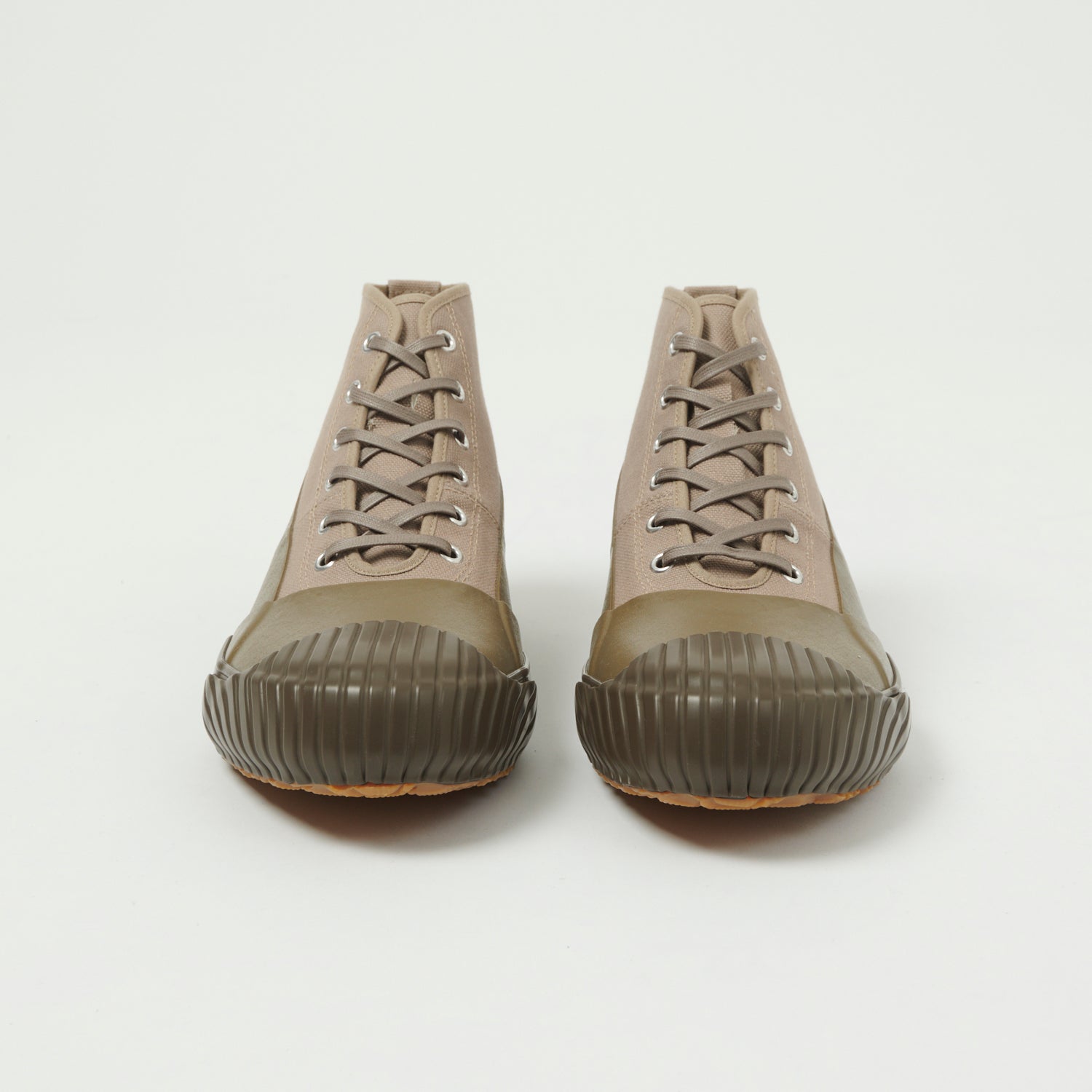 Moonstar 'Alweather' Rubber Covered Hi-Top Sneaker - Grege