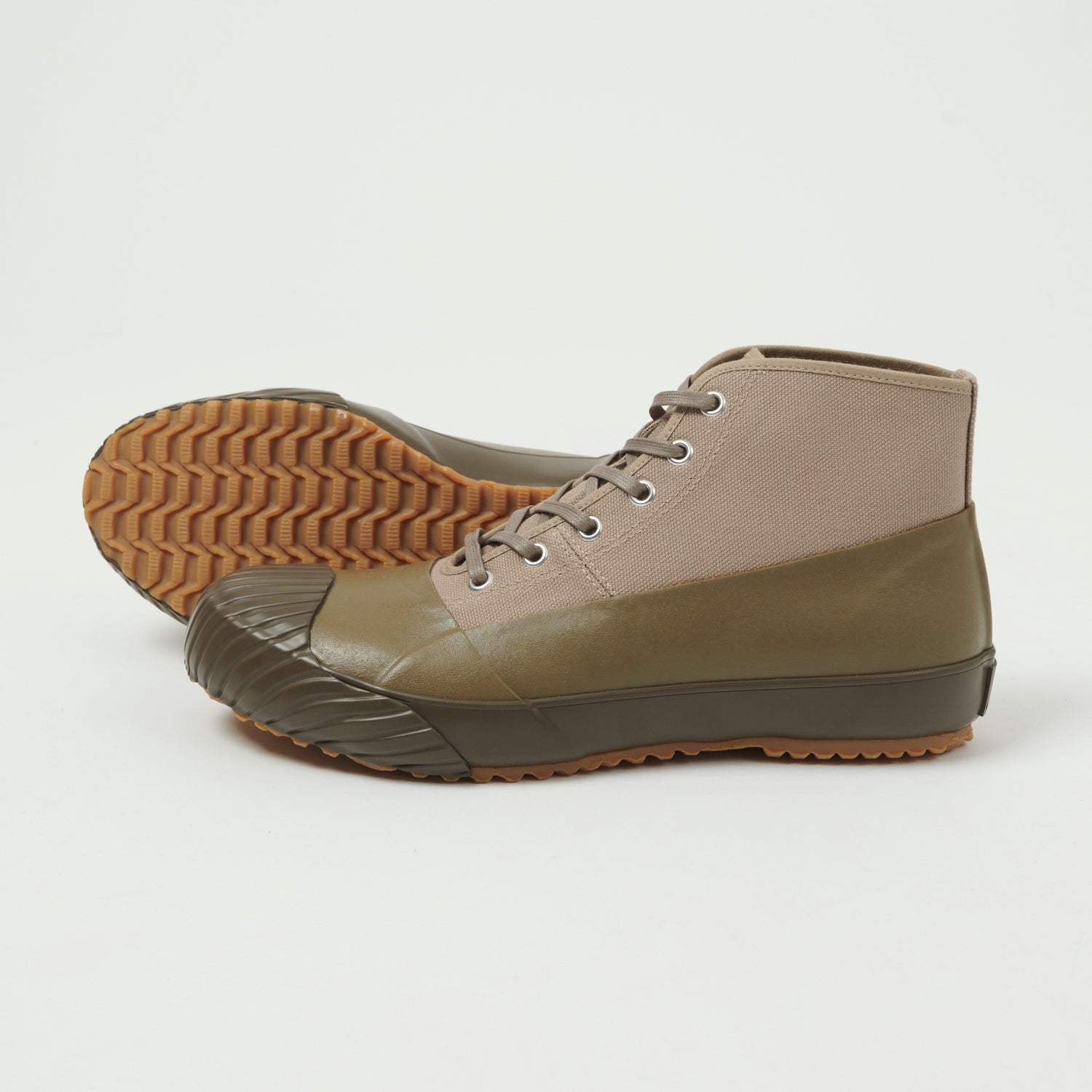 Moonstar 'Alweather' Rubber Covered Hi-Top Sneaker - Olive – SON