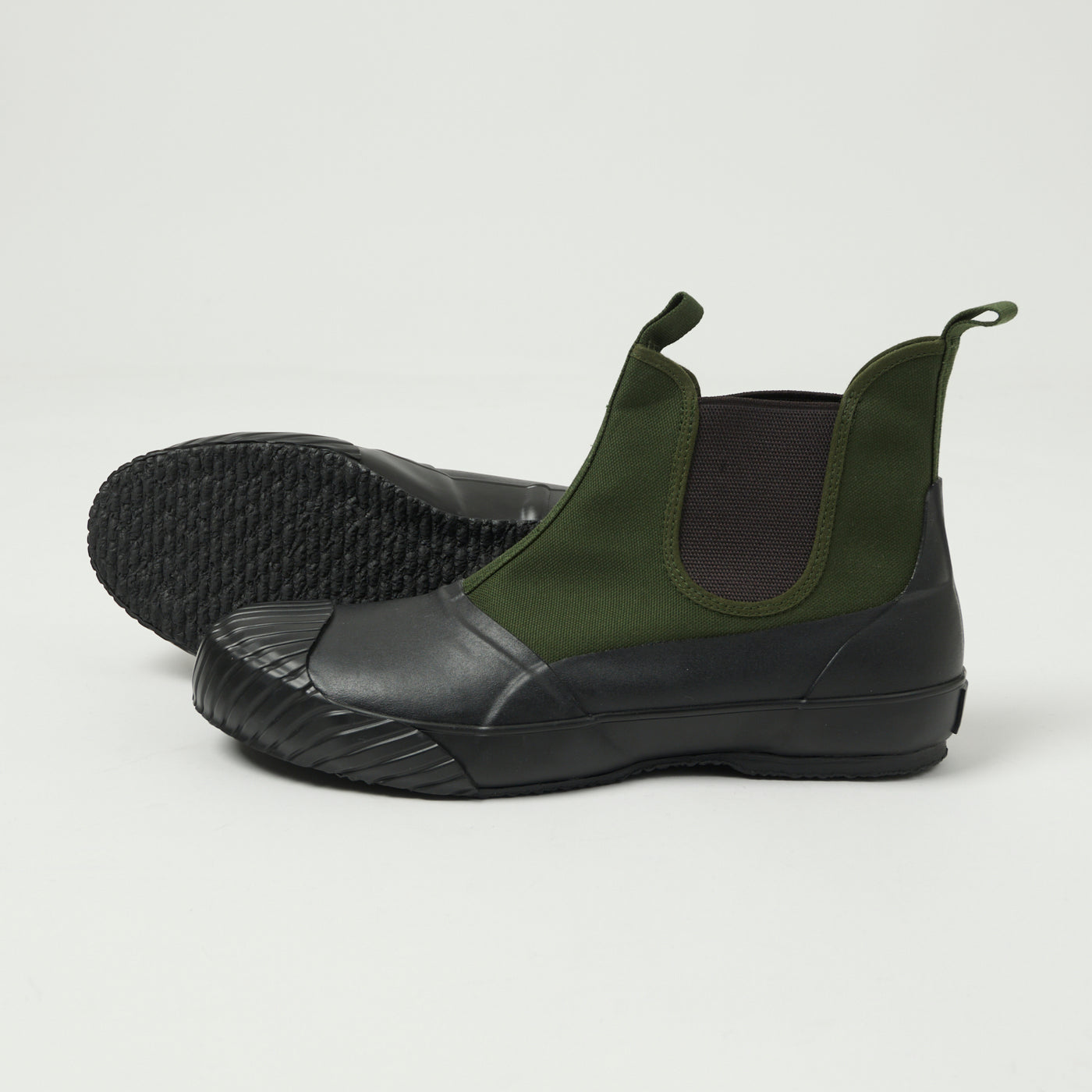 Moonstar 'Alweather Sidegoa' Slip-On Duck Boot - Khaki