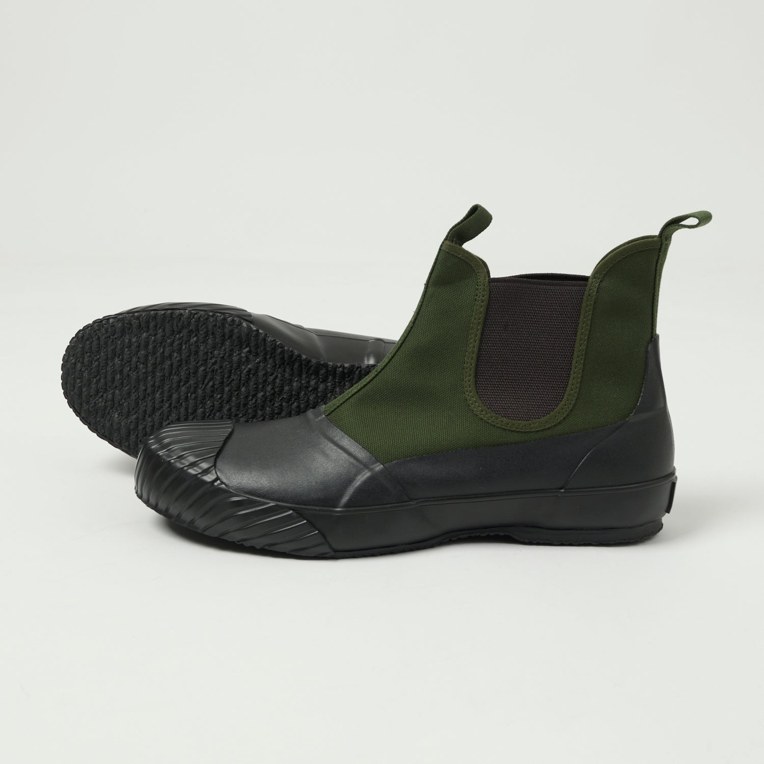 Moonstar 'Alweather Sidegoa' Slip-On Duck Boot - Khaki