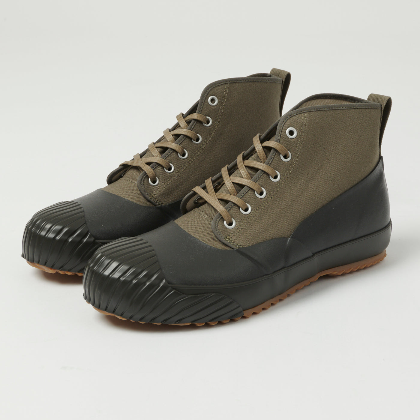 Moonstar 'Alweather' Rubber Covered Hi-Top Sneaker - Olive