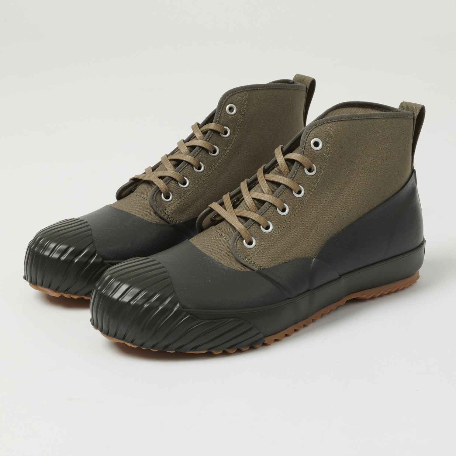 Moonstar 'Alweather' Rubber Covered Hi-Top Sneaker - Olive