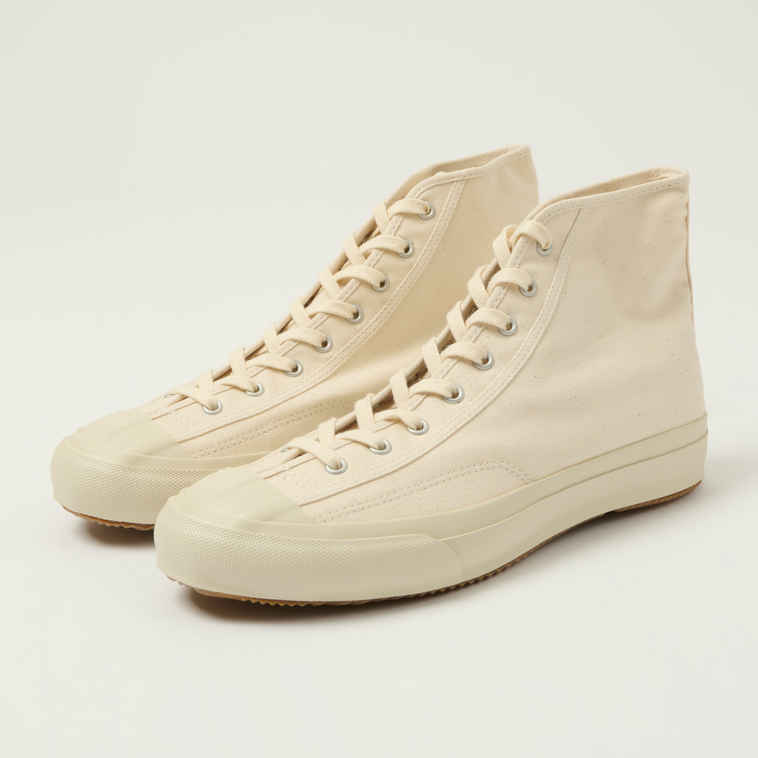 Moonstar 'Gym Classic' Rubber Sole Canvas Hi-Top Sneaker - White