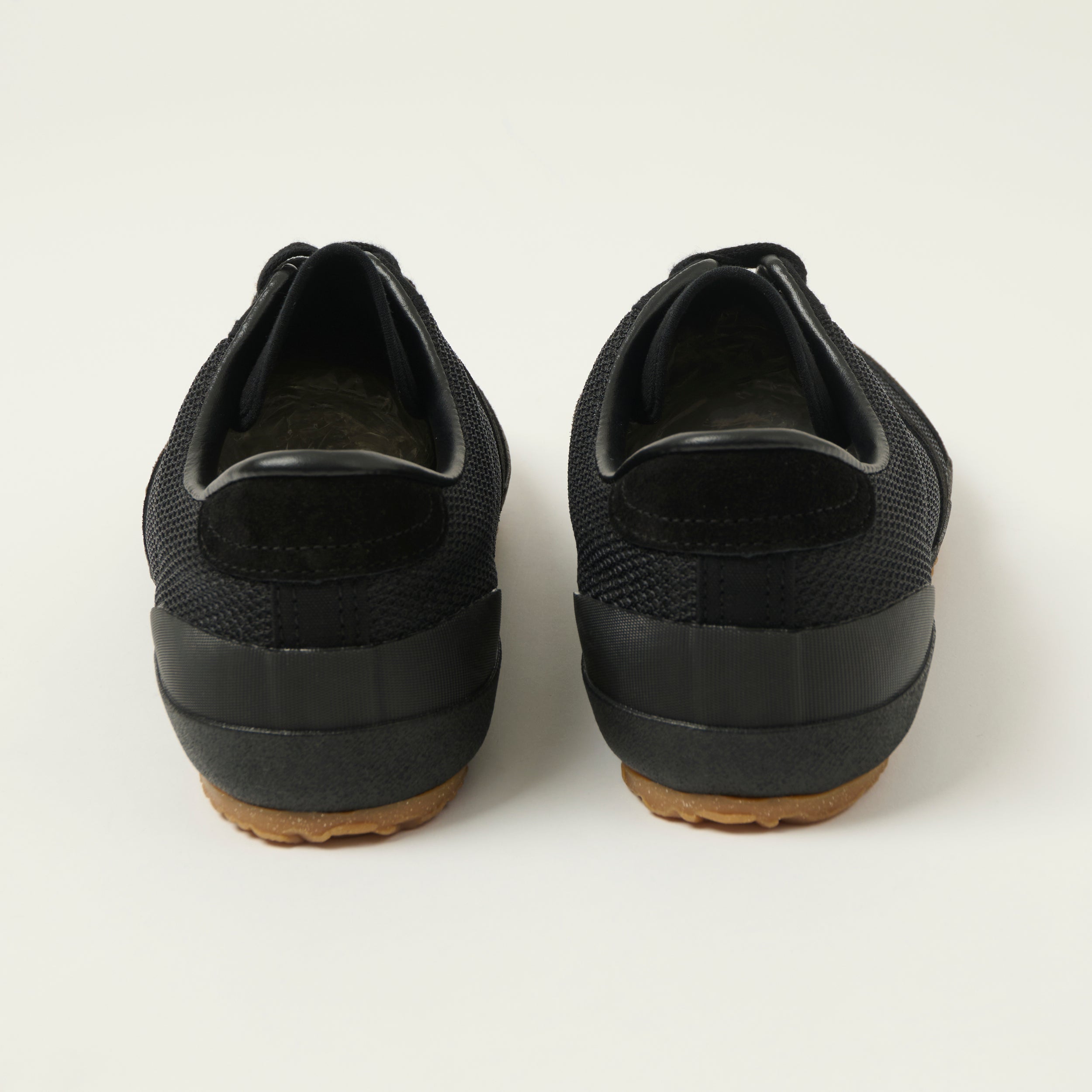 Moonstar 'Gymna Ace' Rubber Sole Trainer - Black