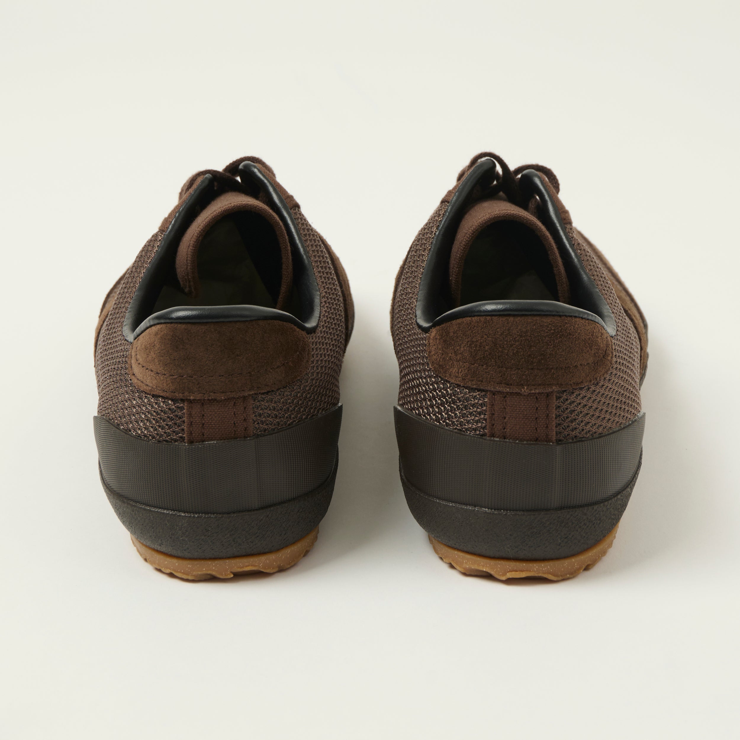 Moonstar 'Gymna Ace' Rubber Sole Trainer - Brown