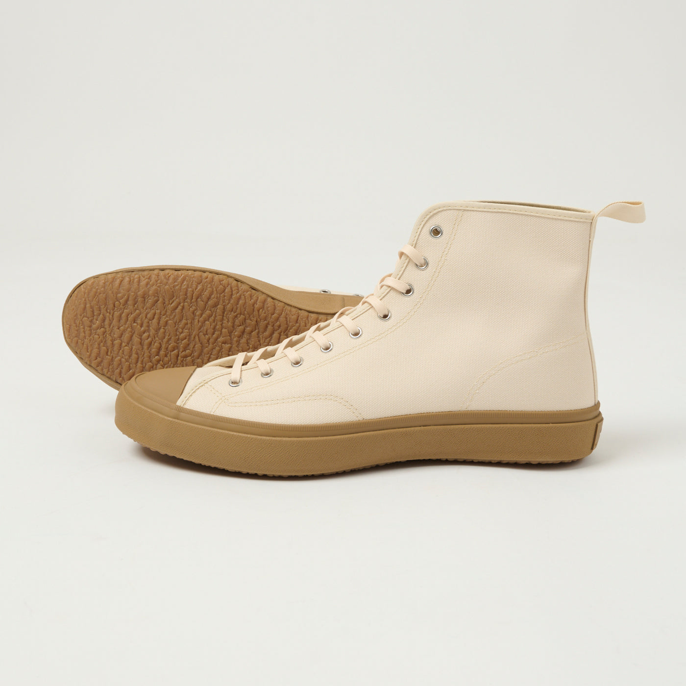 Moonstar 'Hibasket' Rubber Sole Hi-Top Sneaker - Natural